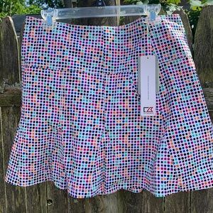 Cutter & Buck size 10 polka dot skirt.